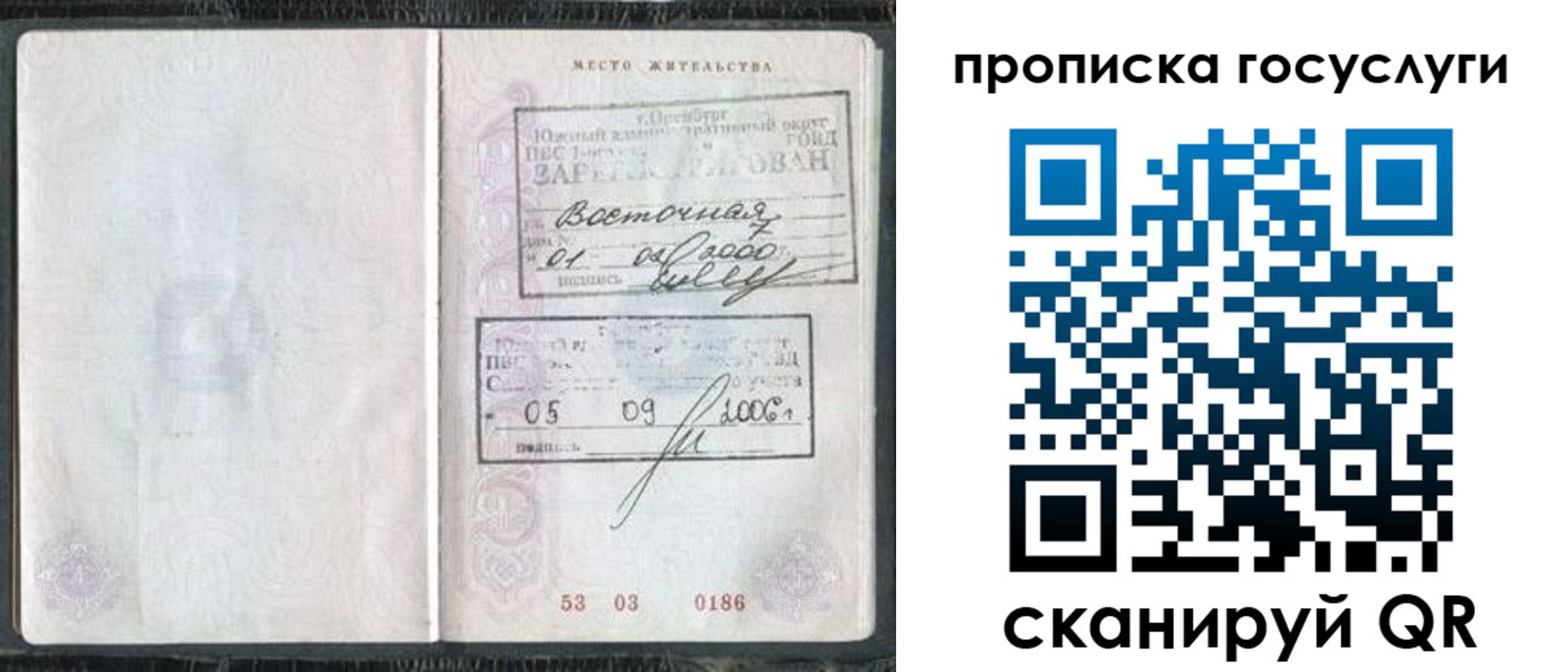 временная регистрация для школы в Пересвете